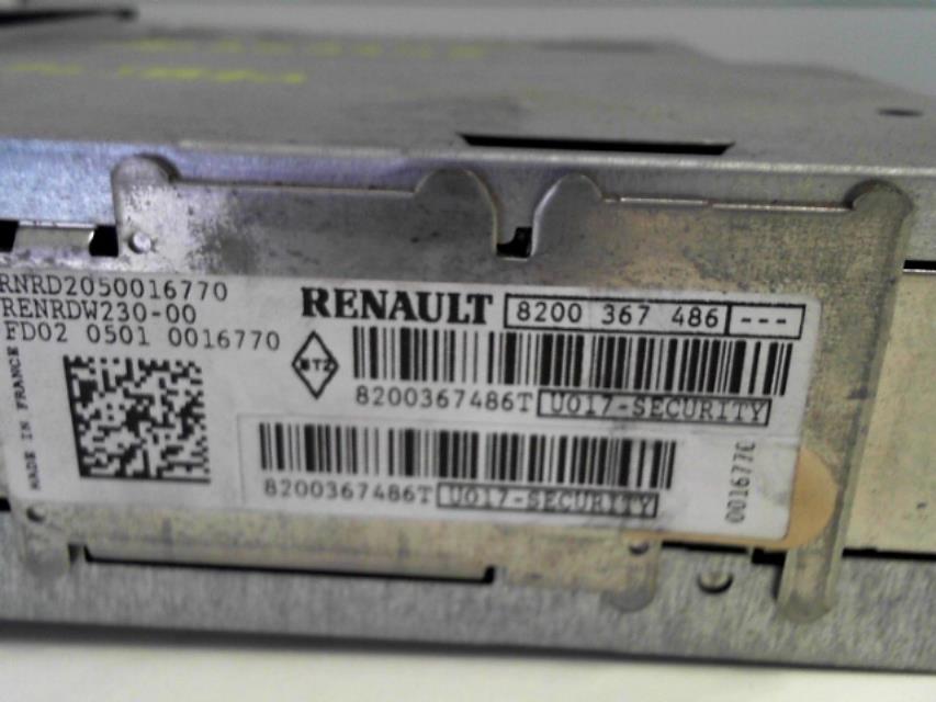 Image Autoradio d'origine - RENAULT MEGANE 2