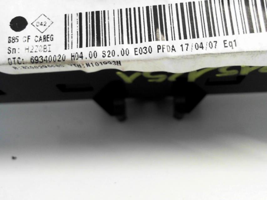 Image Commande chauffage - RENAULT CLIO 3