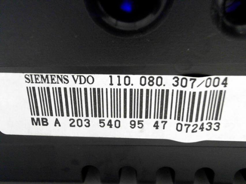 Image Compteur - MERCEDES CLASSE C 203