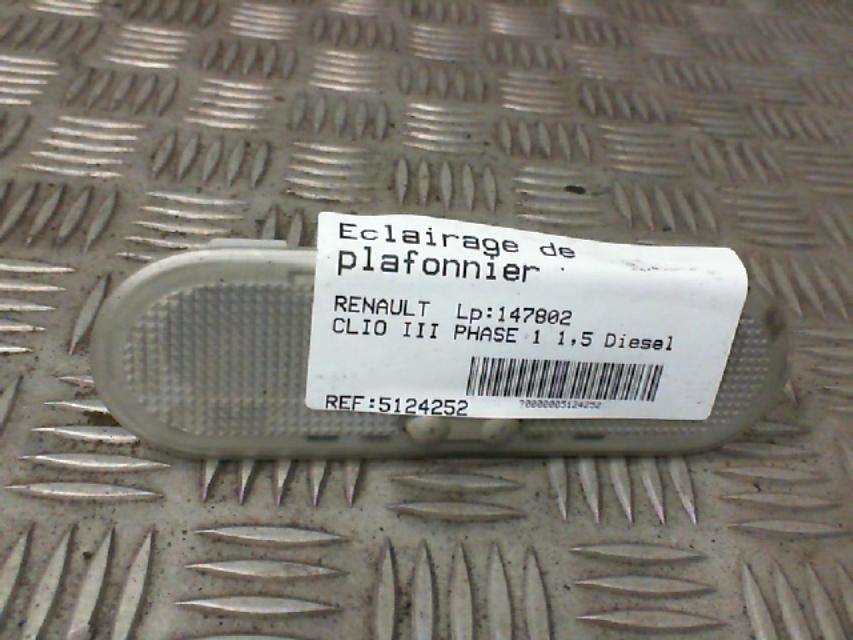 Eclairage de plafonnier RENAULT CLIO 3 PHASE 1 Diesel - 1