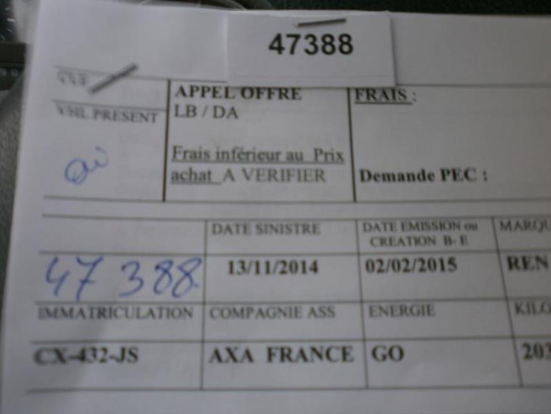 Pare choc avant RENAULT SCENIC 1 PHASE 2 Diesel - 1