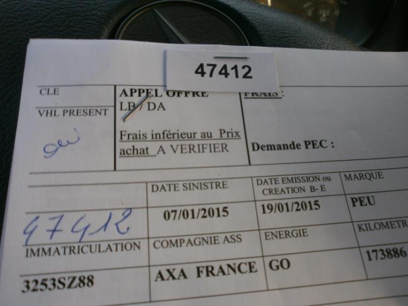 Face avant PEUGEOT 306 PHASE 2 Diesel - 1