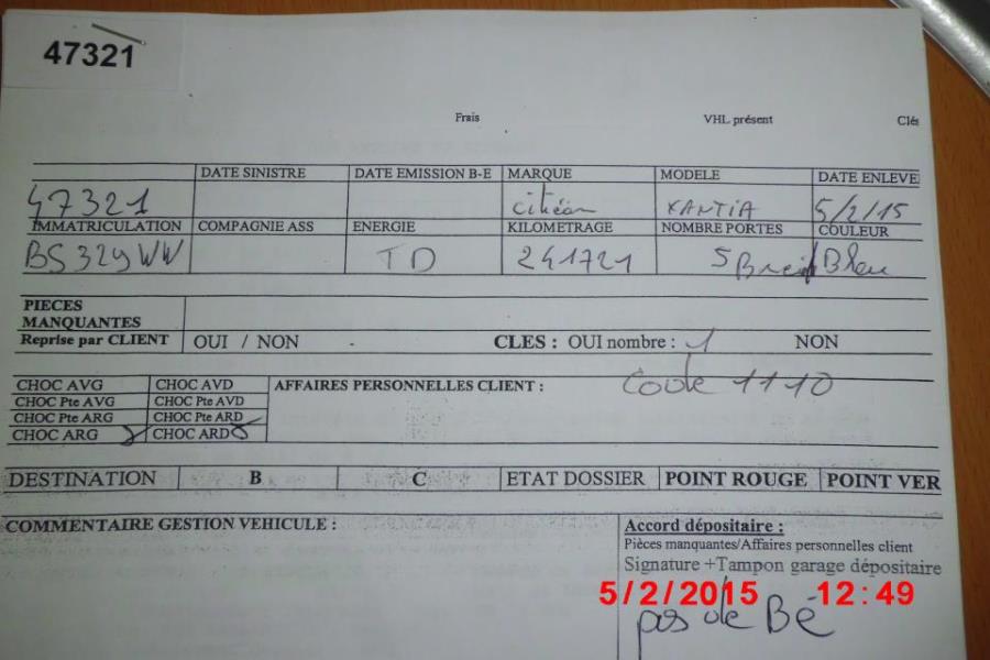 Commande chauffage CITROEN XANTIA PHASE 1 BREAK Diesel - 1