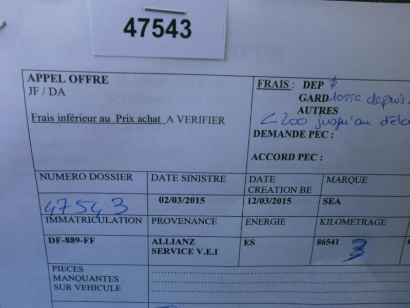 Plage arriere SEAT IBIZA 3 PHASE 2 Essence - 1