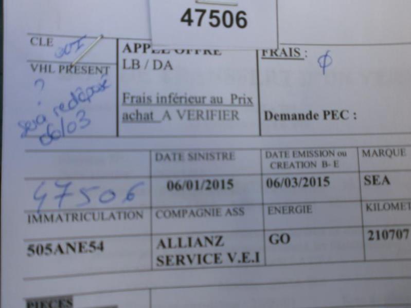 Commodo d'essuie glaces SEAT IBIZA 2 PHASE 3 Diesel - 1