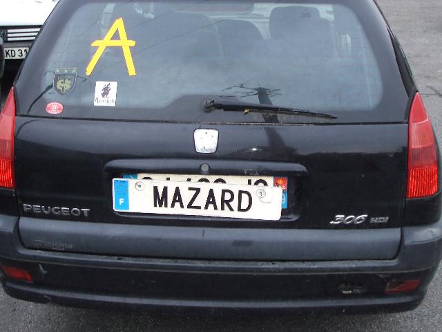 Image Feu arriere principal gauche (feux) - PEUGEOT 306