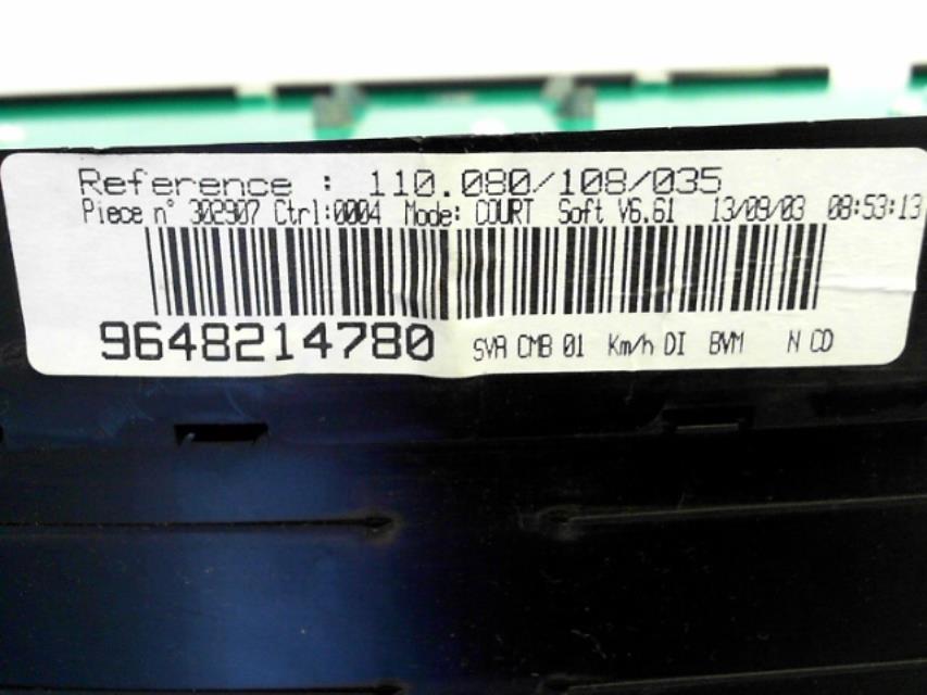 Image Compteur - PEUGEOT 406