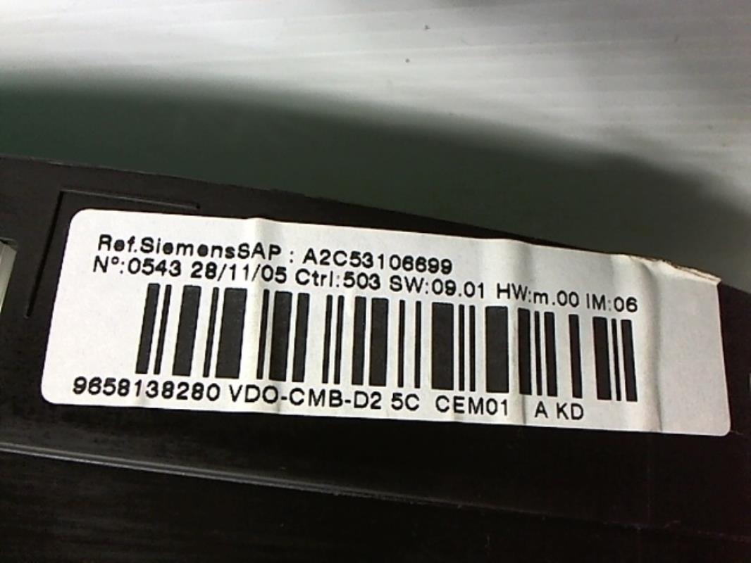 Image Compteur - PEUGEOT 407