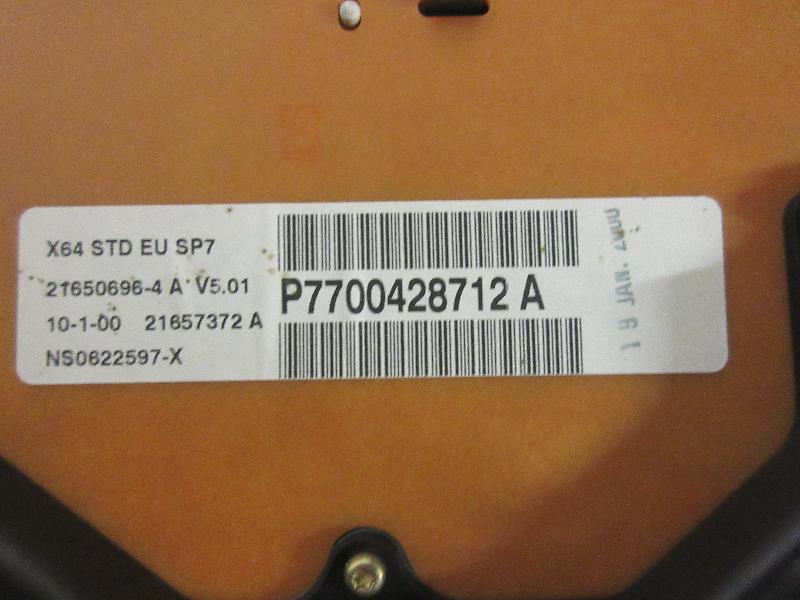 Compteur RENAULT MEGANE 1 PHASE 2 COUPE Diesel - 1