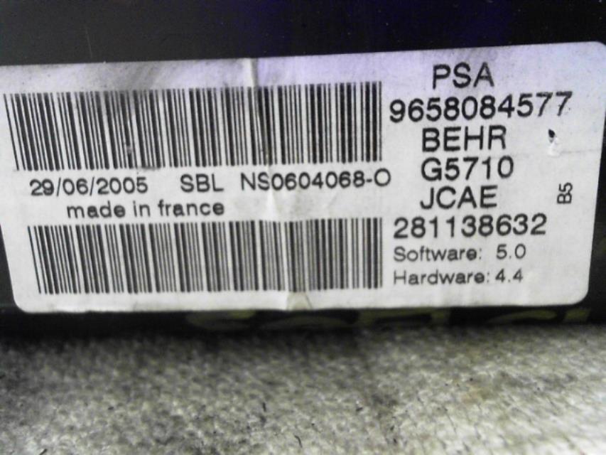 Commande chauffage CITROEN C4 1 PHASE 1 Diesel - 1