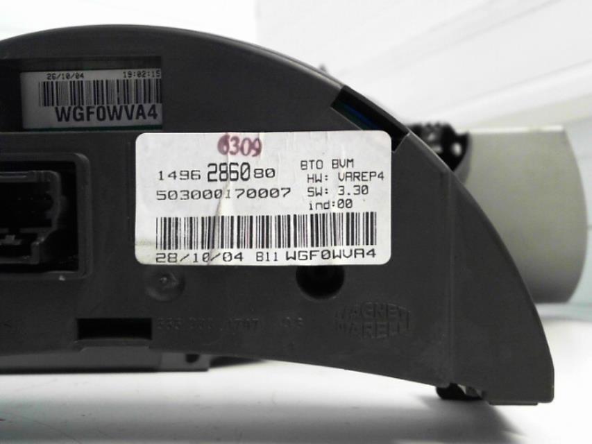 Image Compteur - PEUGEOT 807