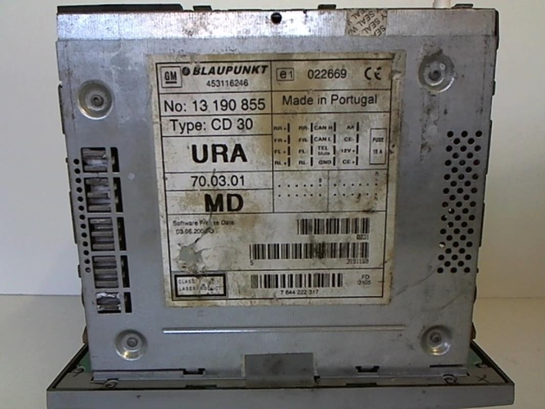 Image Autoradio d'origine - OPEL MERIVA A