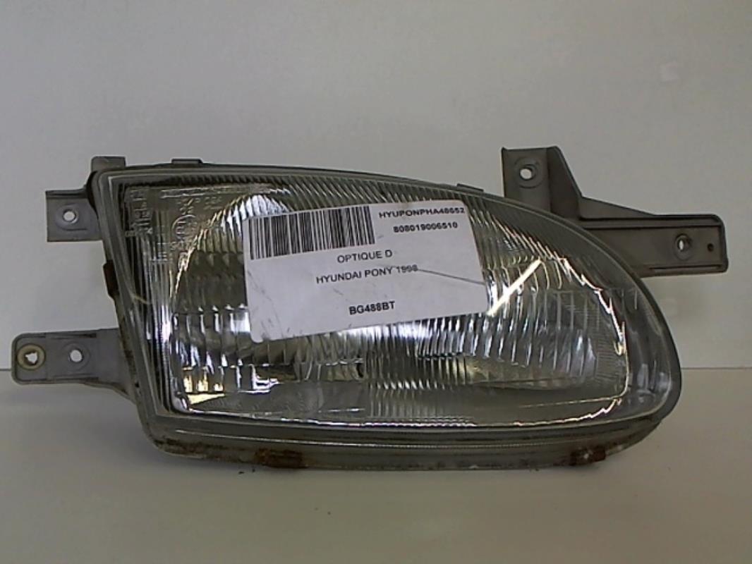 Gruppo ottico anteriore principale destro (luci)(faro) HYUNDAI PONY 3 Gasolina - 1