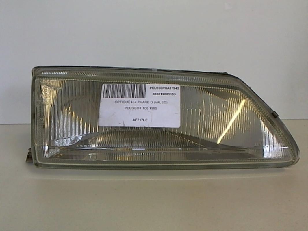 Image Optique avant principal droit (feux)(phare) - PEUGEOT 106