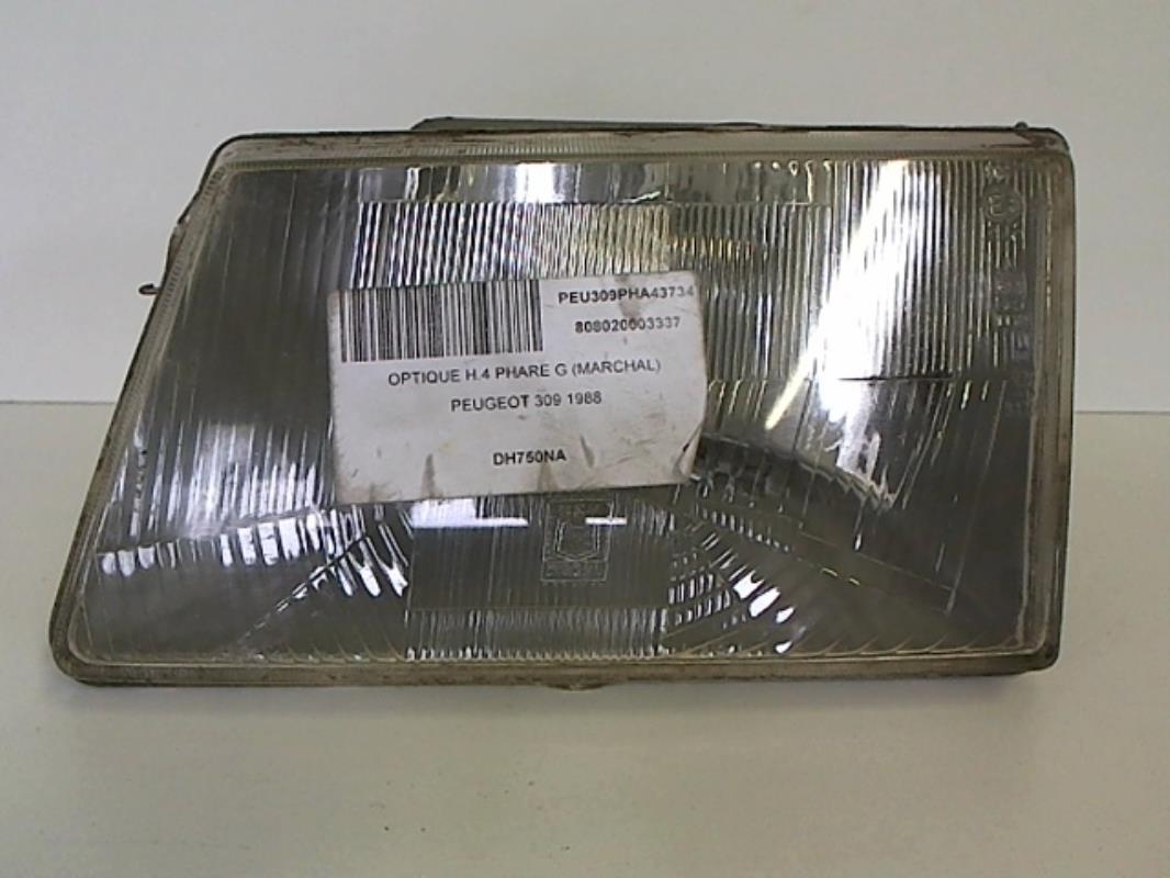 Phare Avant Gauche Pour Peugeot 309 Phase 2 - Occasion En Bon état - Garantie 12 Mois