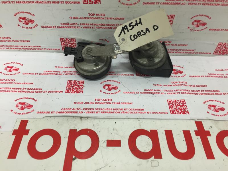 Avertisseur/Klaxon OPEL CORSA D PHASE 1 Diesel - 1