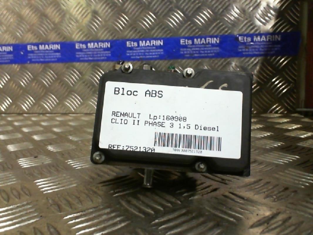 Blocco ABS (antibloccaggio freni) RENAULT CLIO 2 PHASE 2 Diésel - 1