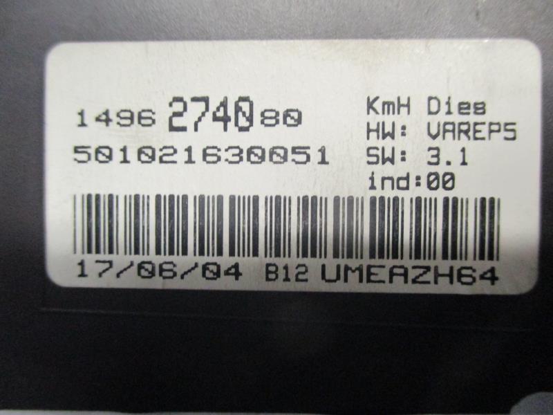 Compteur PEUGEOT 807 Diesel - 1