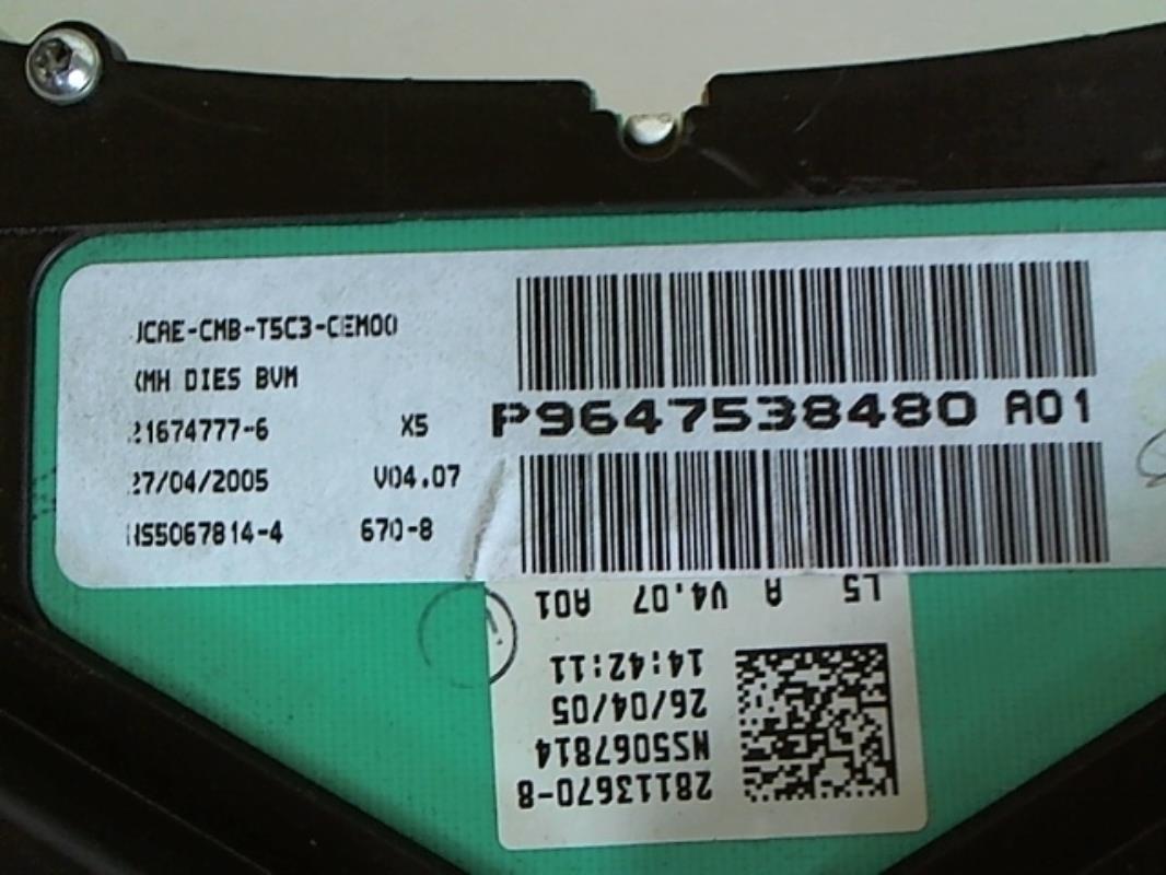 Image Compteur - PEUGEOT 307