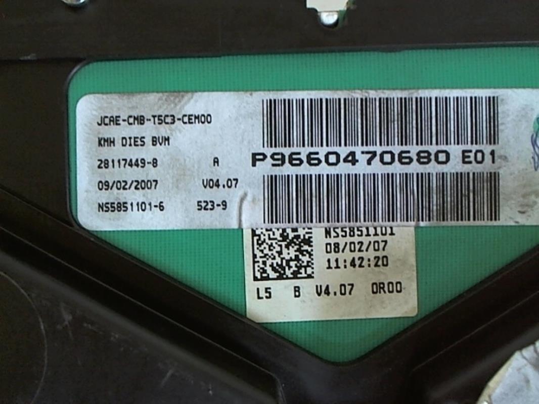 Image Compteur - PEUGEOT 307
