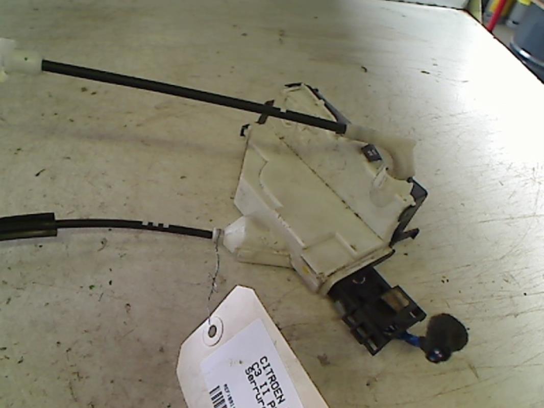Serrure arriere gauche CITROEN C3 2 PHASE 1 Diesel - 1