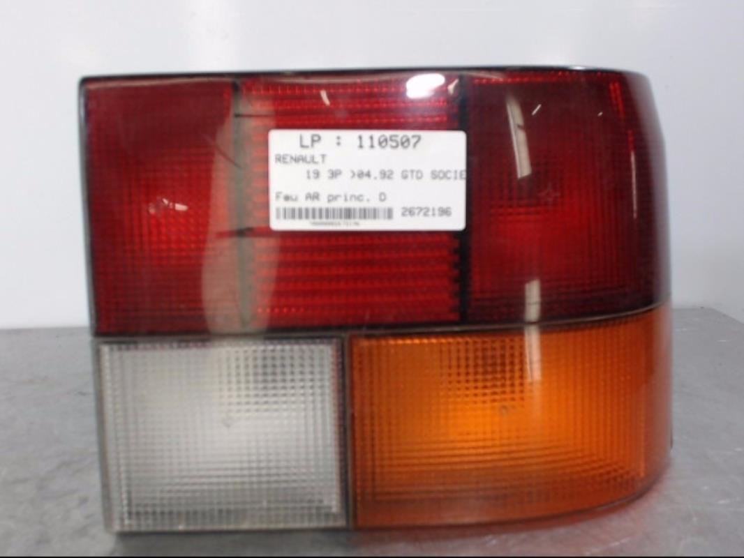 Fanale posteriore principale destro (luci) RENAULT R19 PHASE 1 Diésel - 1