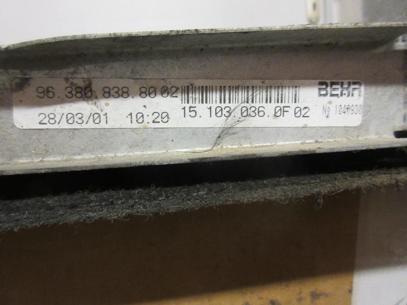 Radiateur eau CITROEN C5 1 PHASE 1 Diesel - 1