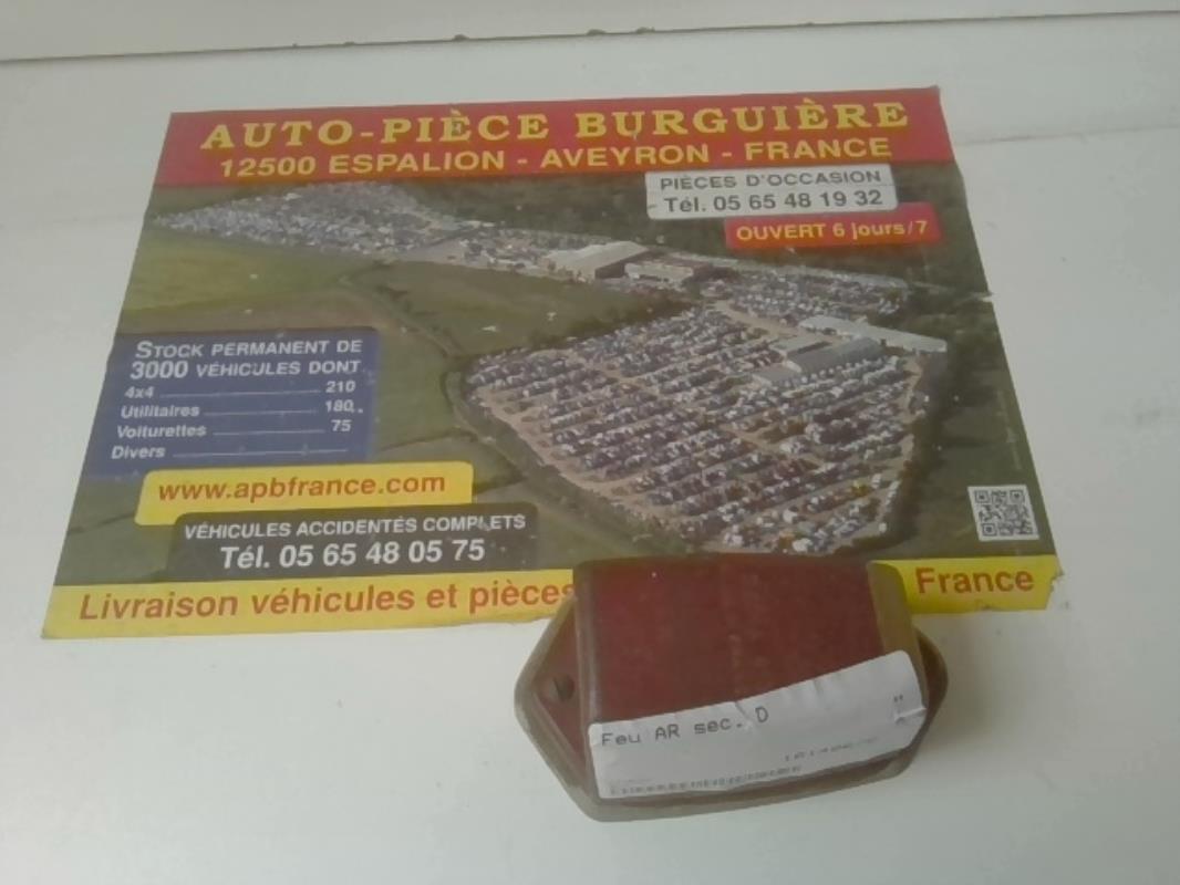 Feu arriere secondaire droit (feux) CITROEN 2CV Essence - 1