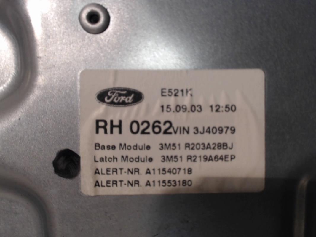 Meccanismo alzacristalli elettrico anteriore destro FORD C-MAX 1 PHASE 1 Gasolina - 1