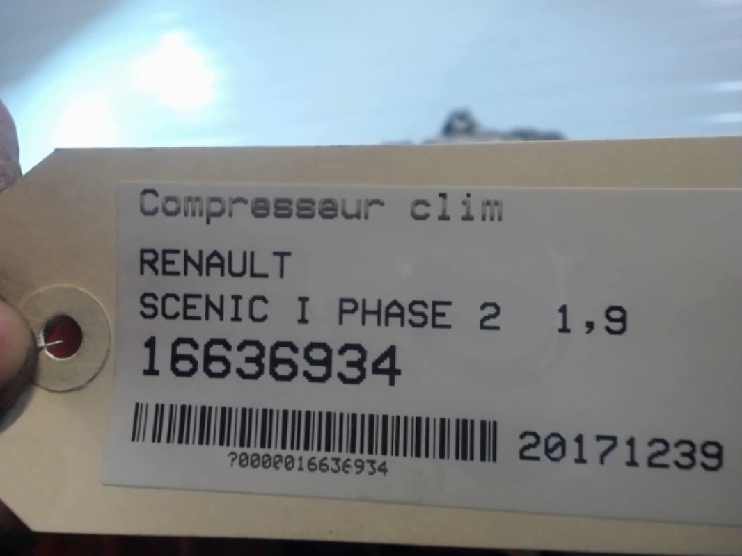 Image Compresseur clim - RENAULT SCENIC 1