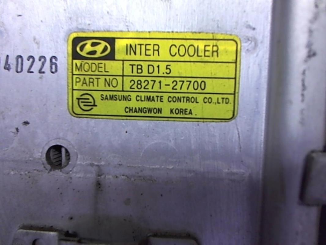 Image Echangeur air (Intercooler) - HYUNDAI GETZ
