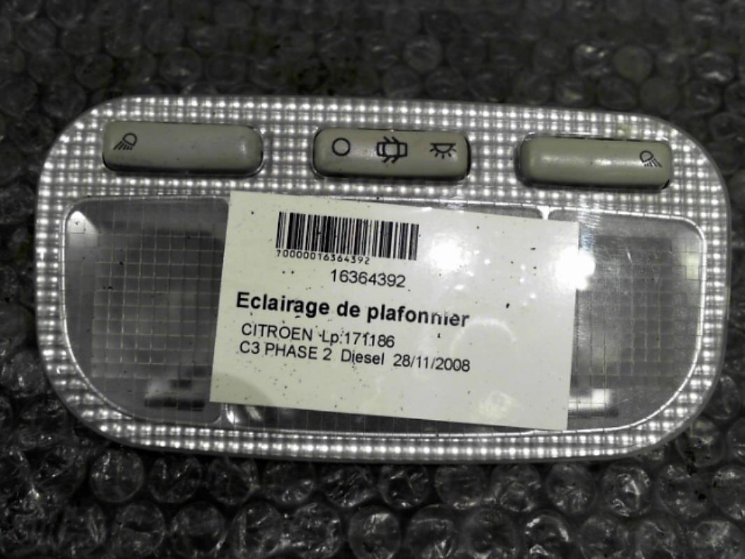Eclairage de plafonnier CITROEN C3 1 PHASE 2  - 1
