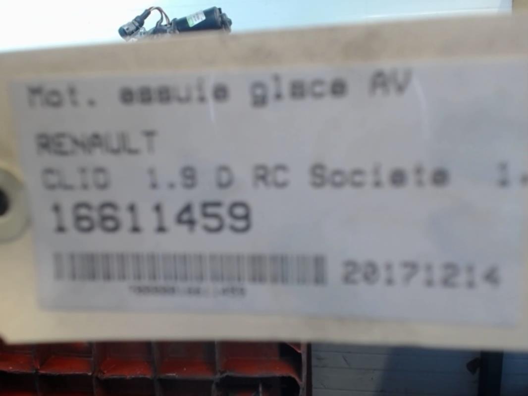 Motore tergicristallo anteriore RENAULT CLIO 1 PHASE 2 Diésel - 1
