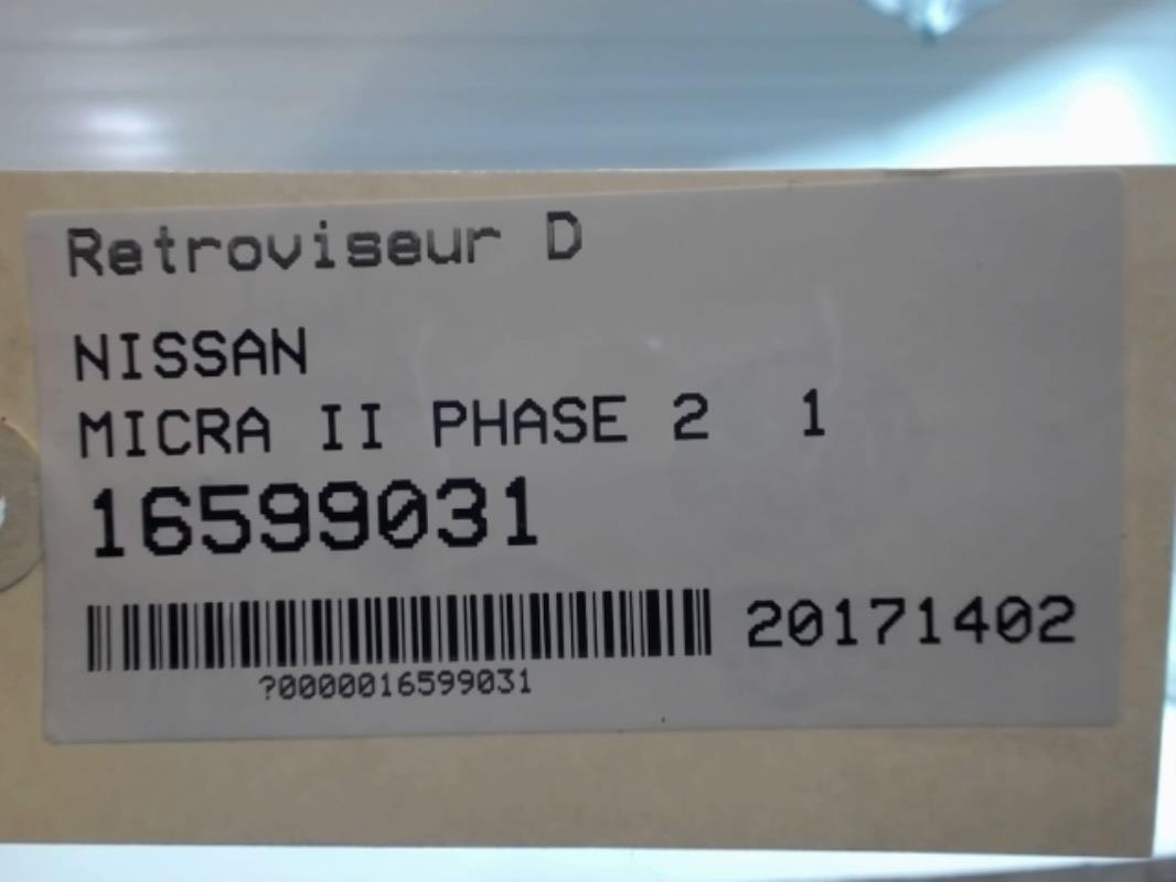 Specchietto retrovisore destro NISSAN MICRA 2 PHASE 3 Gasolina - 1