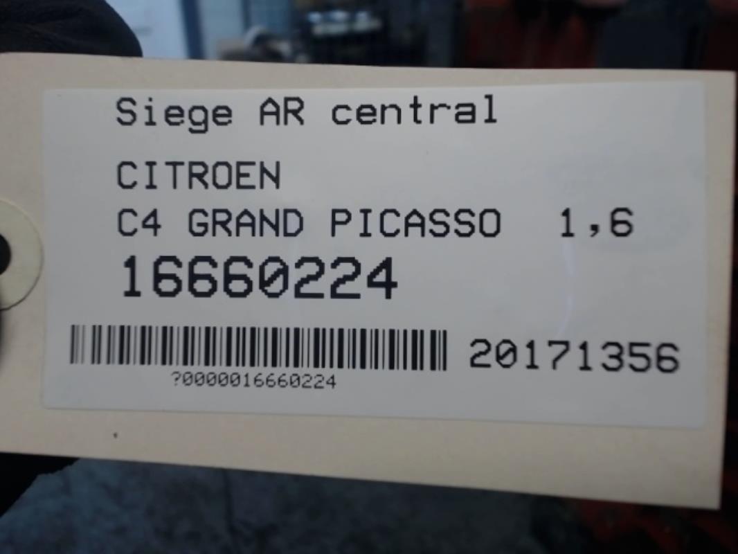 Sedile centrale posteriore CITROEN C4 GRAND PICASSO 1 Diésel - 1