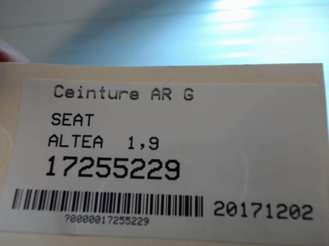 Image Ceinture arriere gauche - SEAT ALTEA