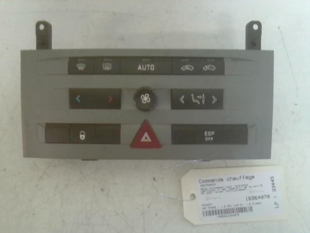 Commande chauffage PEUGEOT 407 PHASE 1 Diesel - 1