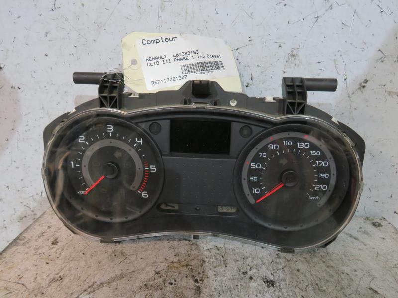 Compteur RENAULT CLIO 3 PHASE 1 Diesel - 1