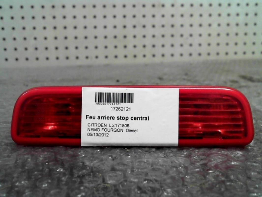 Feu arriere stop central CITROEN NEMO Diesel - 1