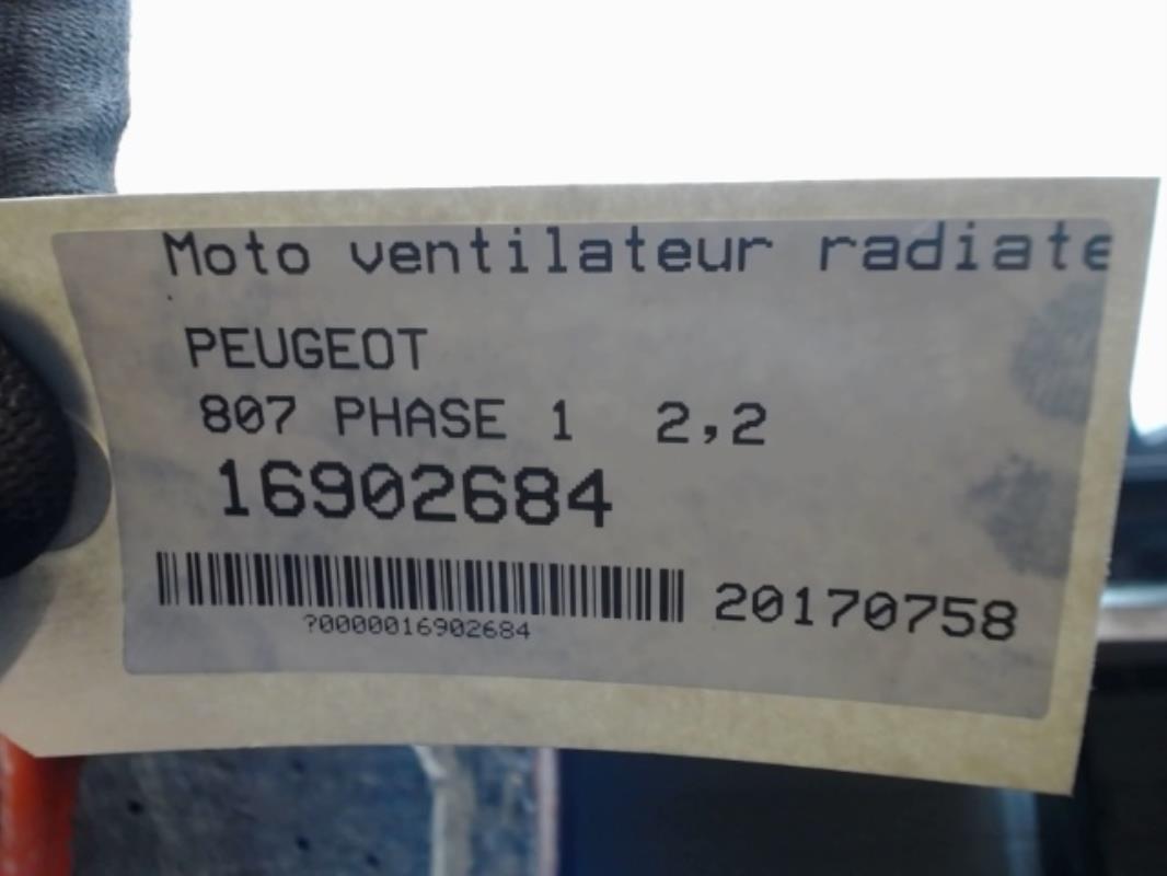 Image Moto ventilateur radiateur - PEUGEOT 807