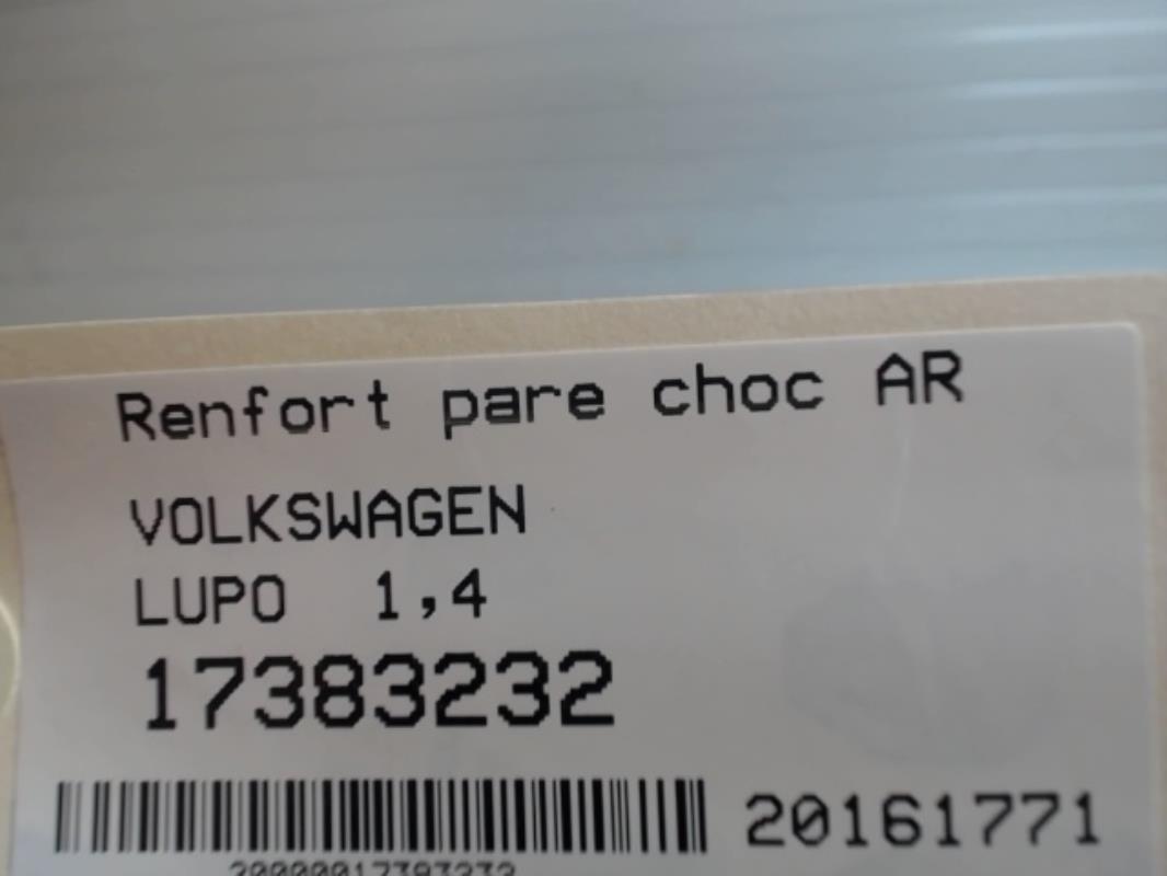 Traversa rinforzo paraurti posteriore VOLKSWAGEN LUPO Gasolina - 1