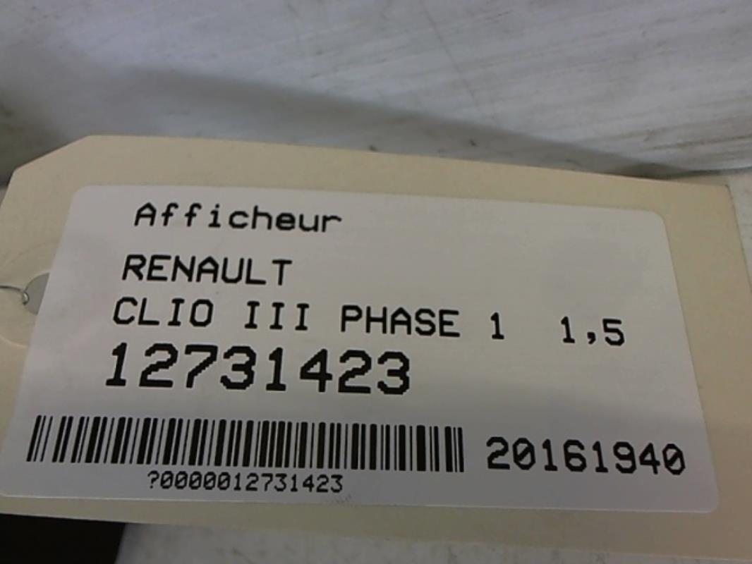 Image Afficheur - RENAULT CLIO 3