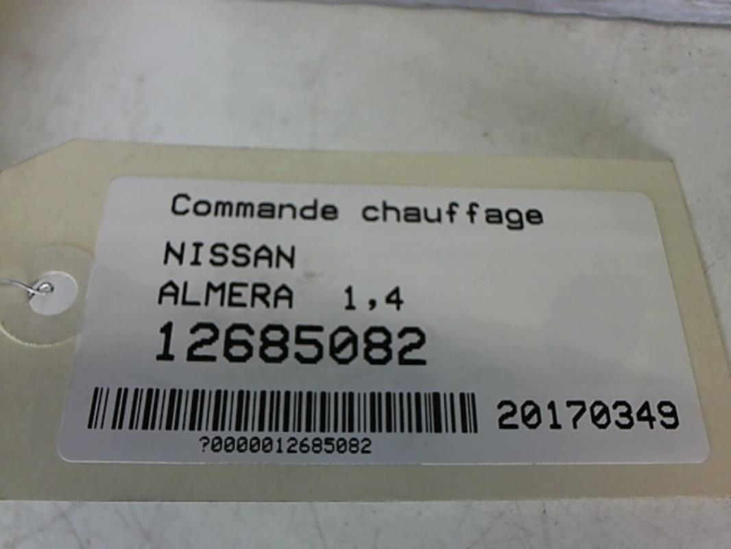 Commande chauffage NISSAN ALMERA 1 PHASE 2 Essence - 1