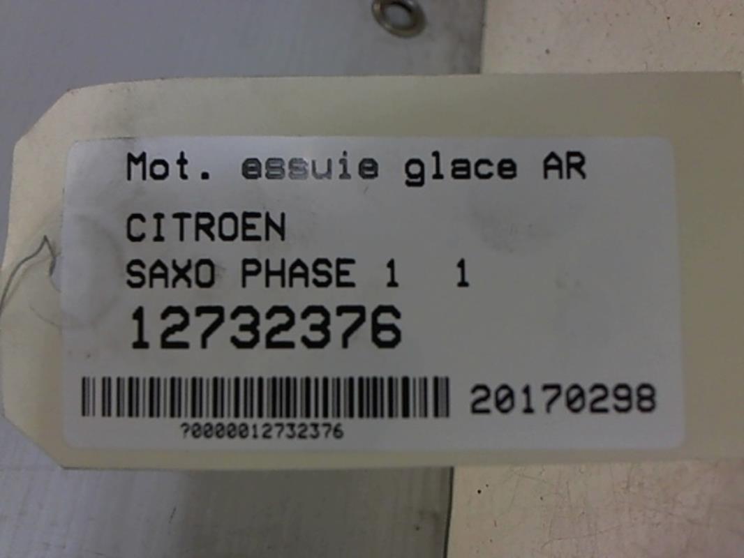 Image Moteur essuie glace arriere - CITROEN SAXO