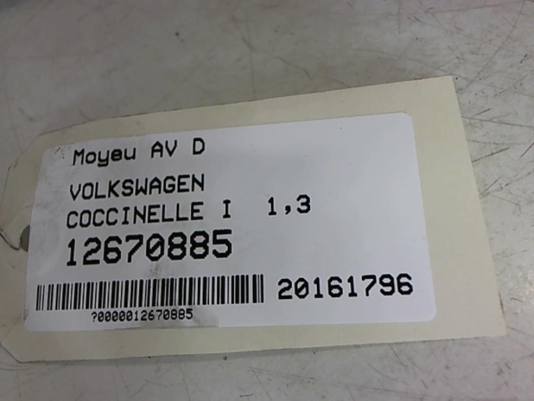 Image Moyeu avant droit - VOLKSWAGEN COCCINELLE
