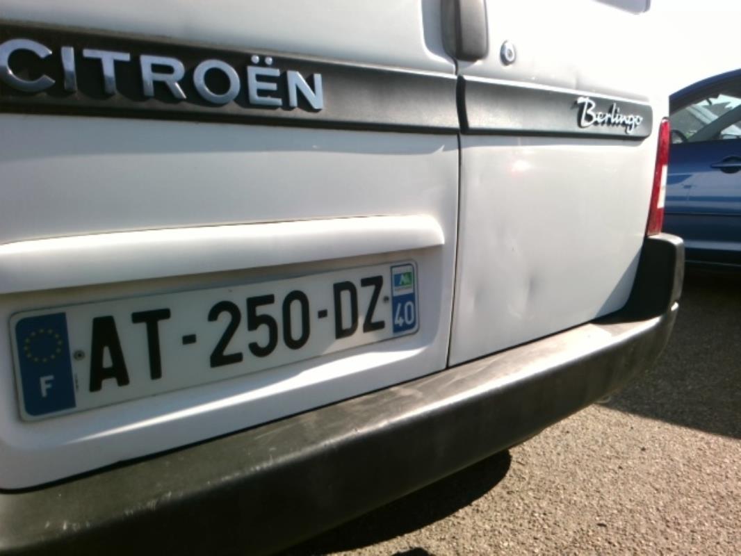 Image Pare choc arriere - CITROEN BERLINGO 1