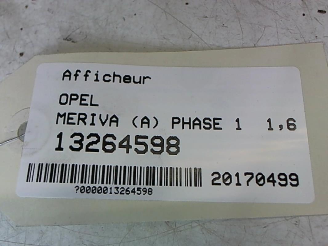 Afficheur OPEL MERIVA A PHASE 1 Essence - 1