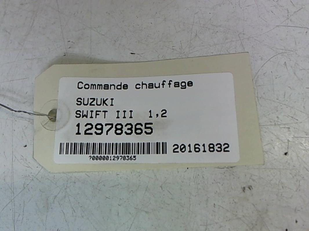 Commande chauffage SUZUKI SWIFT 3 Diesel - 1