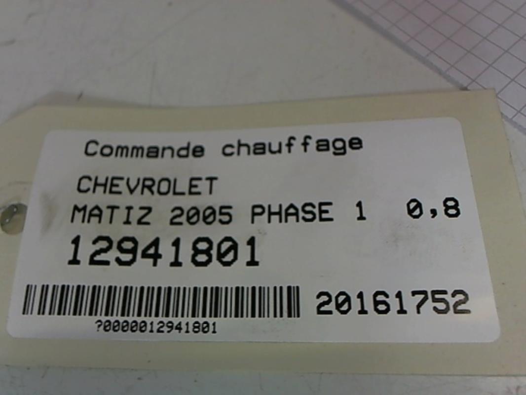 Commande chauffage CHEVROLET MATIZ 2 Essence - 1