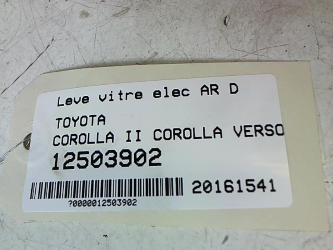 Image Leve vitre electrique arriere droit - TOYOTA COROLLA VERSO 2
